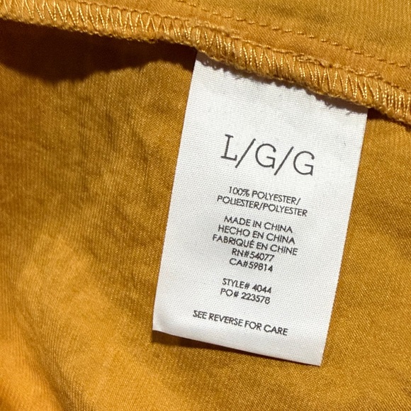 CAbi Mustard Yellow Sleeveless Blouse - Picture 5 of 6